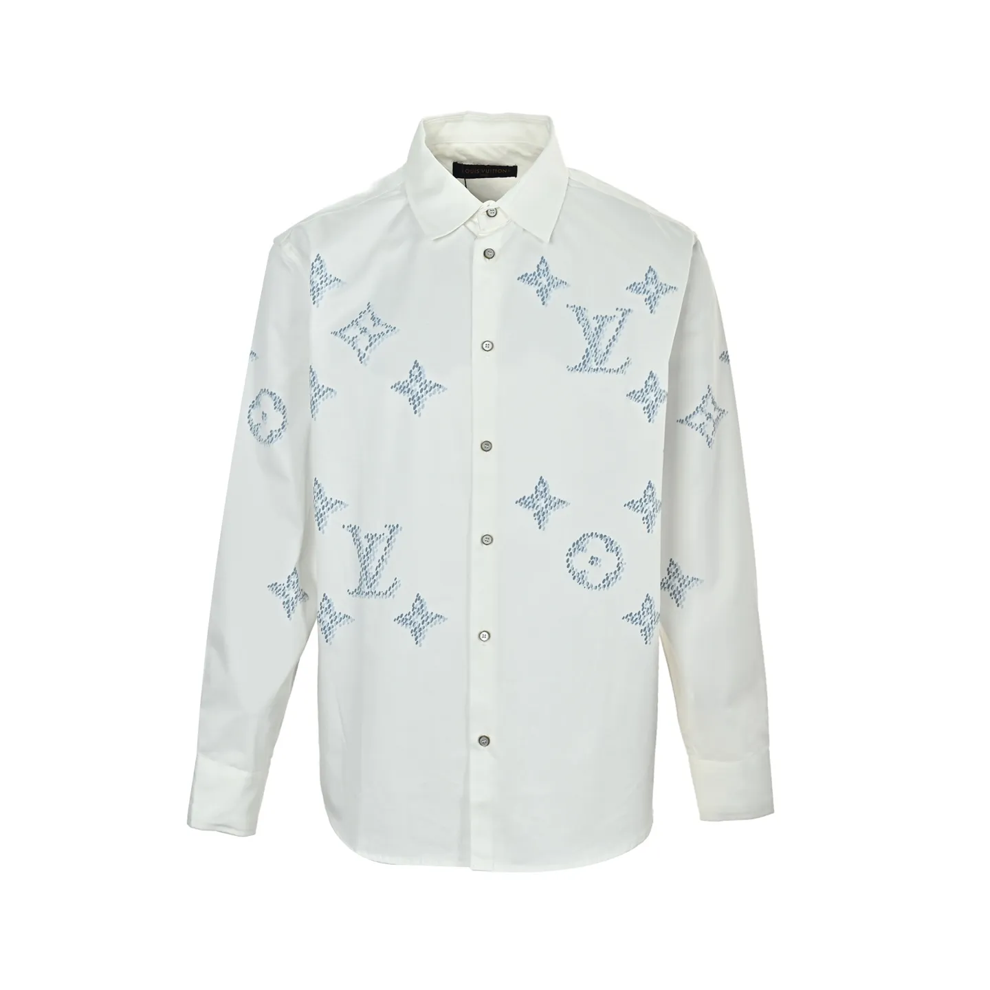 Louis Vuitton/Louis Vuitton dark pattern old flower lapel shirt